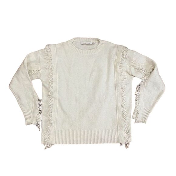 Bishop + Young Makenzie Fringe Pullover Sweater Oversized Size XS. Will fit S - Picture 2 of 5
